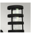 Applique murale extérieur Hornbaek Noir, acier inoxydable 304