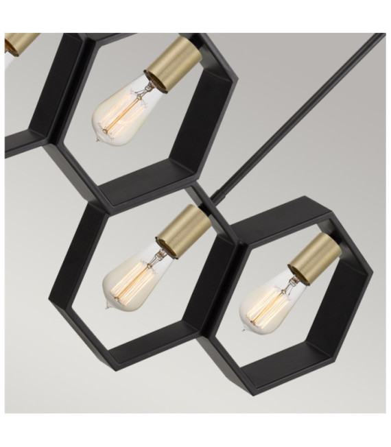 Quoizel Anhänger Stahl Black Earth