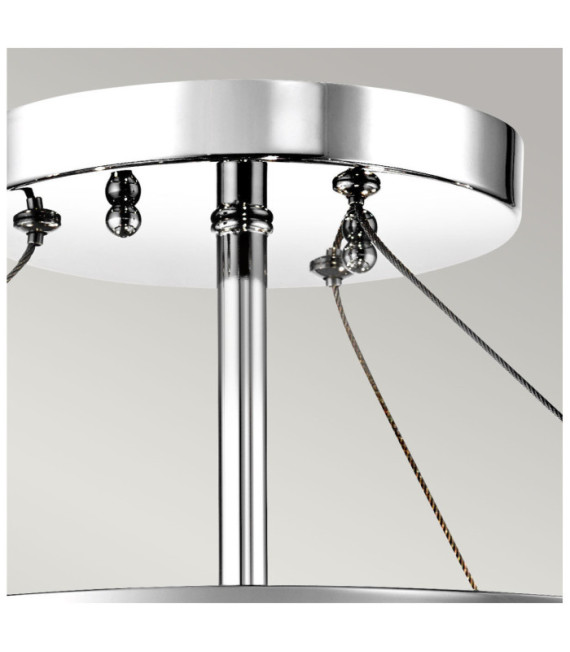Plafonnier Kichler Cristal,Acier Chrome poli