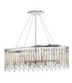 Suspension Kichler Cristal,Acier Chrome poli