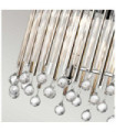 Suspension Kichler Cristal,Acier Chrome poli