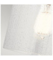 Kichler wall light Steel, transparent grained glass Polished nickel