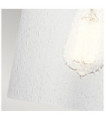 Applique murale Kichler Acier,verre grainé transparent Laiton naturel