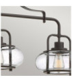 Quoizel Pendant Lamp Glass, Steel Old Bronze