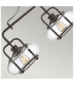 Quoizel Pendant Lamp Glass, Steel Old Bronze