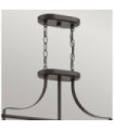 Quoizel Pendant Lamp Glass, Steel Old Bronze