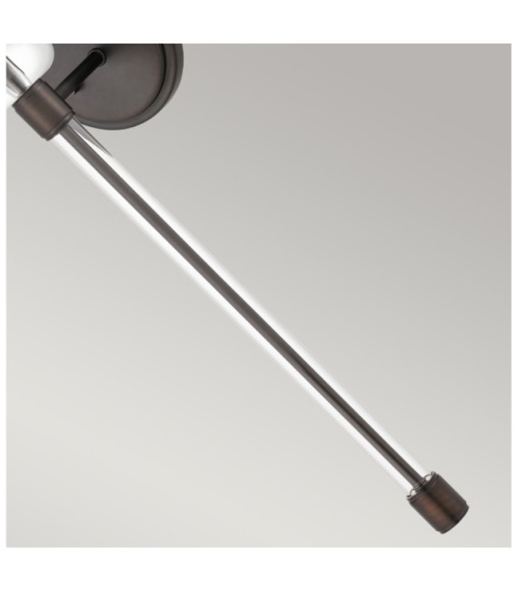 Aplique Quoizel Acero, tela Port Bronze