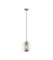 Kichler Pendant Lamp Glass,Steel Antique Pewter