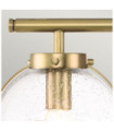 Hinkley Bathroom Wall Light Opal Glass, Heritage Brass Steel