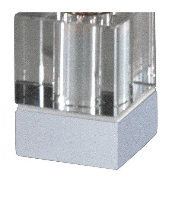 Lampada da tavolo design RIVIERA bianca 1 lampadina