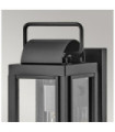 Applique murale extérieur Hinkley Verre Transparent,aluminium Noir
