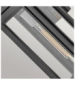 Applique murale extérieur Hinkley Verre Transparent,aluminium Noir