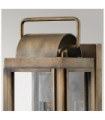 Applique murale extérieur Hinkley Verre Transparent,aluminium Bronze bruni peint