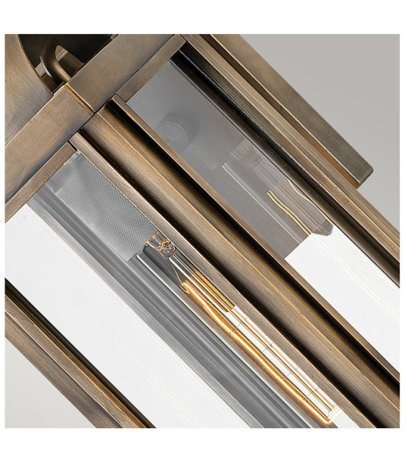 Applique da esterno Hinkley Vetro trasparente, alluminio Verniciato bronzo brunito