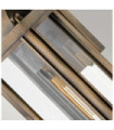 Applique murale extérieur Hinkley Verre Transparent,aluminium Bronze bruni peint