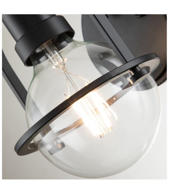 Hinkley Wall Light Steel Black