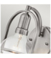 Hinkley wall light Brushed nickel steel