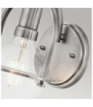 Hinkley wall light Brushed nickel steel