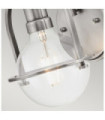 Hinkley wall light Brushed nickel steel