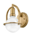 Hinkley Wall Light Steel Brass Heritage