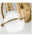 Hinkley Wall Light Steel Brass Heritage