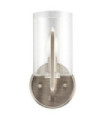 Kichler wall light Clear glass, steel Classic Pewter