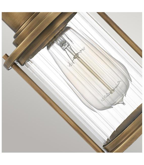 Quoizel Wandleuchte Glas, Stahl Patiniertes Messing