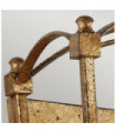 Feiss Steel Wall Light Antique Gold