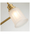 Quoizel wall light Glass, Steel Brushed brass