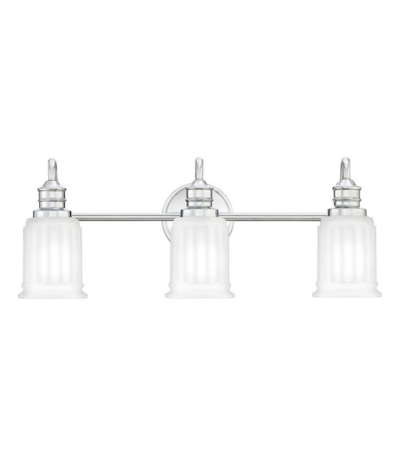 Applique murale Quoizel Verre,Acier Chrome poli