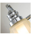 Quoizel wall light Glass, Polished chrome steel