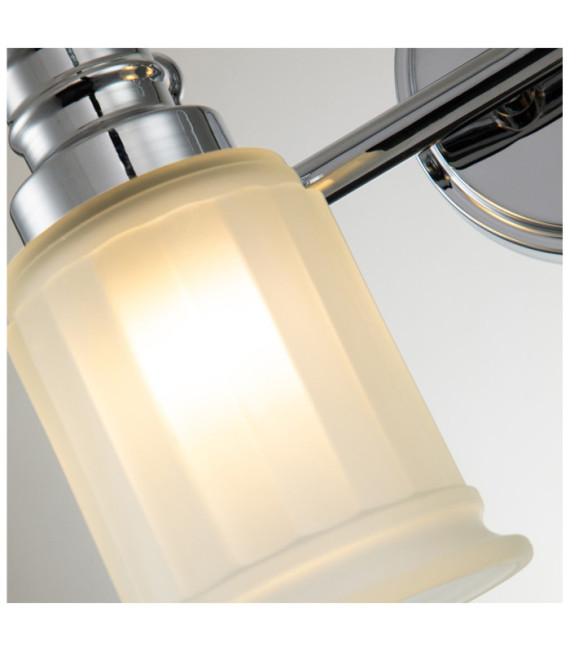 Applique murale Quoizel Verre,Acier Chrome poli