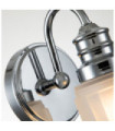 Quoizel wall light Glass, Polished chrome steel