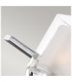 Applique murale Quoizel Acier,opale,verre transparent Chrome poli