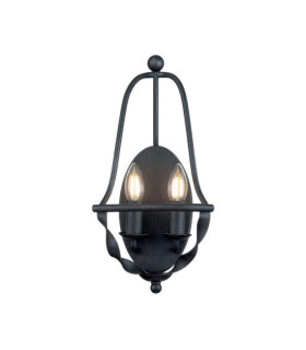 Quoizel Wandleuchte Steel Grey Ash