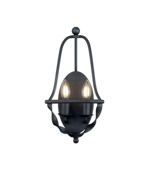 Quoizel Wandleuchte Steel Grey Ash