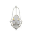 Wall light Quoizel Steel Aged white