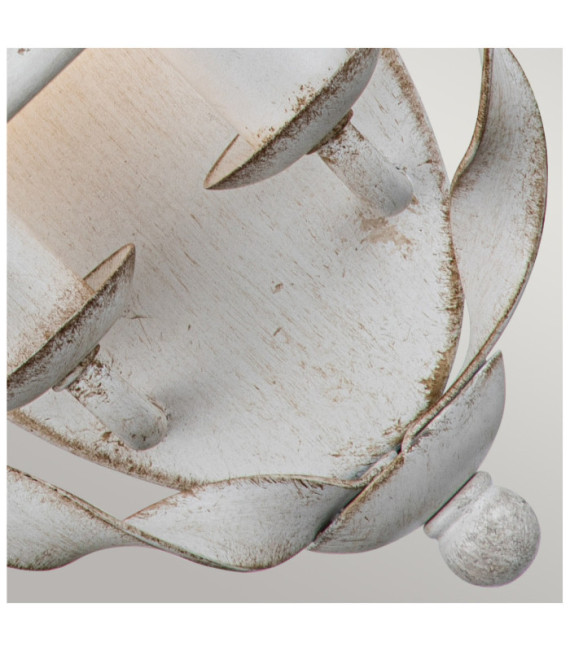 Wall light Quoizel Steel Aged white