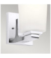 Applique murale Salle de bains Kichler Verre Opale,Acier,Zinc Chrome poli