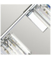 Applique murale Quoizel Acier,Cristal,Verre Chrome poli