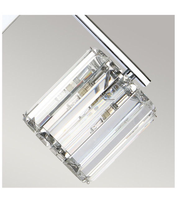 Applique murale Quoizel Acier,Cristal,Verre Chrome poli