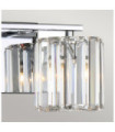 Quoizel wall light Steel, Crystal, Glass Polished chrome