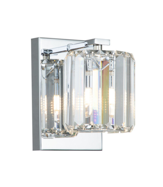 Applique murale Quoizel Acier,Cristal,Verre Chrome poli