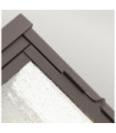 Kichler exterior wall light Aluminum, seeded glass Rubbed bronze