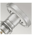 Plafonnier Quoizel Acier Nickel brossé