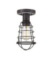 Plafonnier Quoizel Acier Bronze palladien