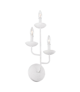 Lampada da Parete Feiss in Acciaio Gesso Bianco