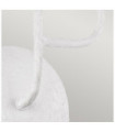 Feiss Wall Light Steel White Plaster