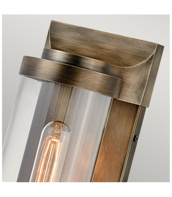 Applique da esterno Hinkley Alluminio, ottone, vetro trasparente Bronzo brunito
