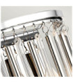 Kichler Cristal wall light, Polished chrome steel